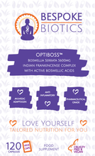 Laden Sie das Bild in den Galerie-Viewer, Boswellia Serrata 5600mg 120 Capsules V OPTIBOSS Strong Anti-inflammatory Joint Support, Asthma, Skin & Gut. Indian Frankincense