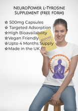 Carregar imagem no visualizador da galeria, Neuro L-Tyrosine 500mg capsules up to 120 Day Supply Bespoke Biotics