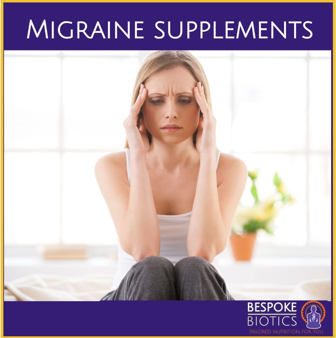 Migrasoothe + Herbs Migraine Relief Feverfew + Ginger + Vitamin B2 Rib