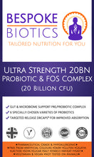 Laden Sie das Bild in den Galerie-Viewer, Ultra Strength Probiotic Complex 20 Billion cfu & FOS |Stress| Digestion |Inflammation Epithelial Crosstalk | Immunity Booster| Reduces Histamines 120 Caps
