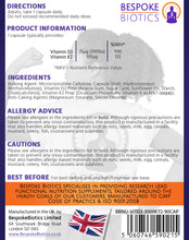 Carregar imagem no visualizador da galeria, BIODECK PRO D3 3000mcg & Vitamin K2 100mcg MK7 Complex cardiovascular migraines bone health | fracturing