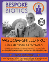 Charger l'image dans la galerie, WISDOM-Shield 40+ Ultra High STRENGTH T-Resveratrol Supplement 150mg 90 Capsules