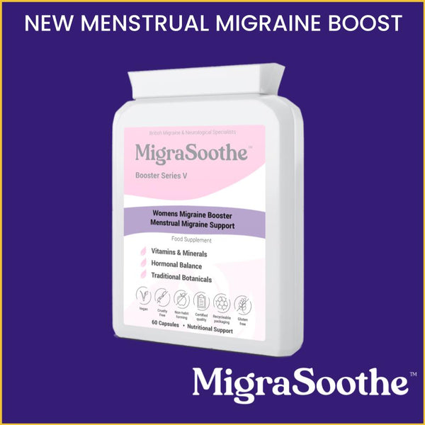 🎉 Introducing MIGRASOOTHE BOOSTER V - Women's Menstrual Migraine Support 🎉