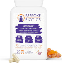 Laden Sie das Bild in den Galerie-Viewer, Boswellia Serrata 5600mg 120 Capsules (V) OPTIBOSS Strong Anti-inflammatory &amp; Joint Support, Asthma, Skin &amp; Gut. Indian Frankincense