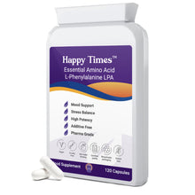 Load image into Gallery viewer, L-Phenylalanine 1000mg Capsules | MEMORY | ATTENTION | HEALTHY THYROID  | PAIN RELIEF