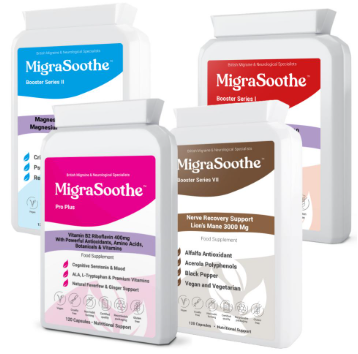 Migraine Pro Bundle - Riboflavin Feverfew Magnesium, CoQ10 and Lions Mane Stack
