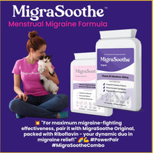 Carica l&#39;immagine nel visualizzatore di Gallery, MigraSoothe Booster Series V - Advanced Menstrual Migraine Support Formula with Essential Vitamins, Minerals &amp; Botanicals - Promotes Hormonal Balance &amp; Wellness - Vegan Friendly, Made in the UK, 60 Capsules