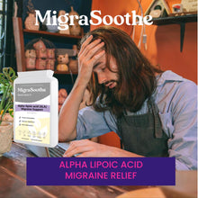 Load image into Gallery viewer, MigraSoothe Alpha Lipoic Acid Booster Series VI – High Potency ALA for Migraine Support, Antioxidant &amp; Anti-inflammatory Properties – 120 Vegan Capsules