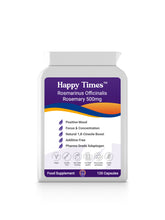 Load image into Gallery viewer, Rosemary 500mg Vegan 90 Capsules | LEARNING &amp; MEMORY NATURAL BOOSTER | Natural Nootropic