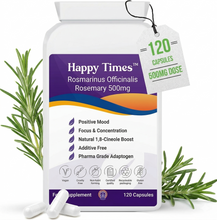 Load image into Gallery viewer, Rosemary 500mg Vegan 90 Capsules | LEARNING &amp; MEMORY NATURAL BOOSTER | Natural Nootropic