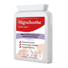 Carica l&#39;immagine nel visualizzatore di Gallery, MigraSoothe + Herbs Migraine Triple Pack - Riboflavin, Magnesium &amp; CoQ10 Stack UK Made