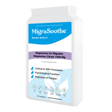 Carregar imagem no visualizador da galeria, MigraSoothe + Herbs Migraine Triple Pack - Riboflavin, Magnesium &amp; CoQ10 Stack UK Made