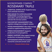 Load image into Gallery viewer, An image of a a man with his son taking Rosemary part of the triple packbundle of L-Tyrosine, Rosemary, and L-Phenylalanine supplements, which are exclusively made in the UK by Bespoke Biotics and may help support memory and concentration while reducing stress and fatigue.