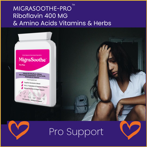 Migraine Pro Bundle - Riboflavin Feverfew Magnesium CoQ10  & Mood Boosters