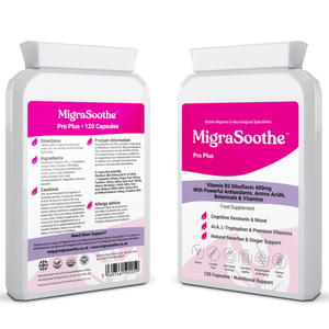 Migraine Pro Bundle - Riboflavin Feverfew Magnesium CoQ10  & Mood Boosters