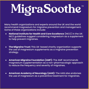 Magnesium MigraSoothe Booster II - Super absorbable Magnesium to Support Migraine Relief in conjunction with MigraSoothe Riboflavin Products