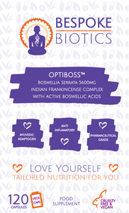 Boswellia Serrata 5600mg 120 Capsules V OPTIBOSS Strong Anti-inflammatory Joint Support, Asthma, Skin & Gut. Indian Frankincense