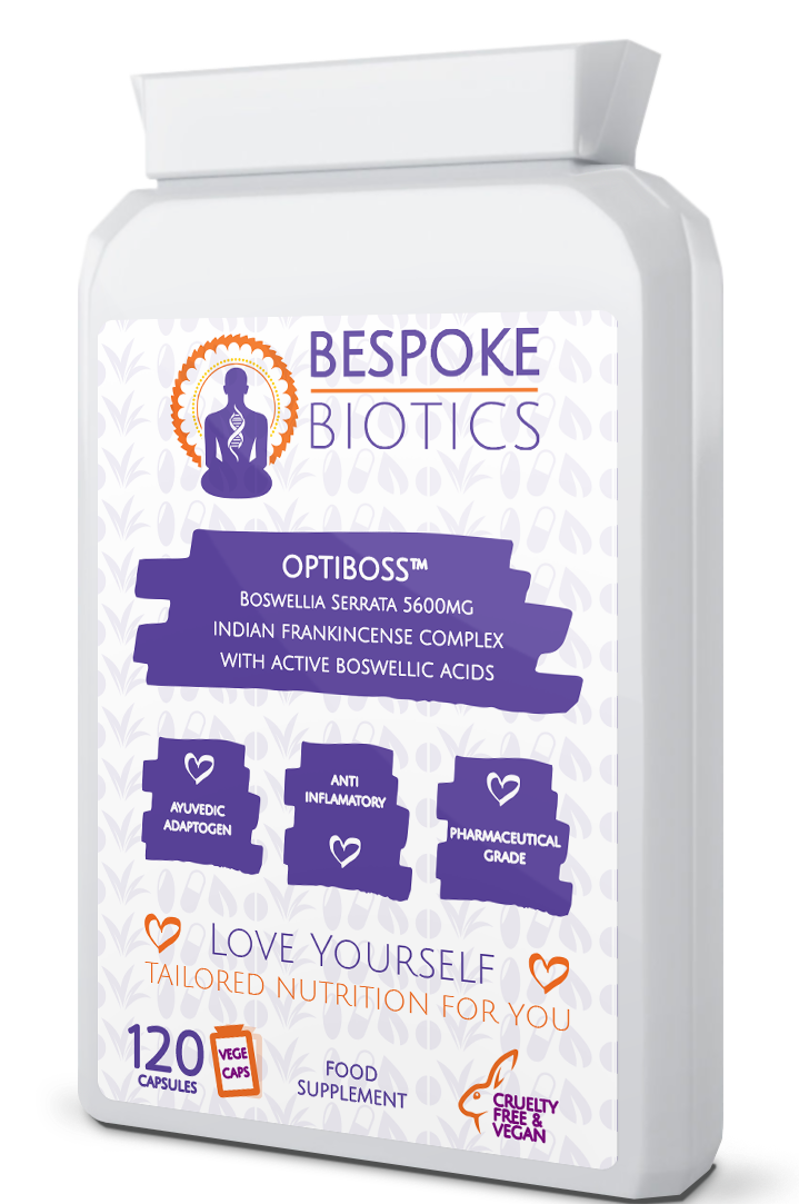 Boswellia Serrata 5600mg 120 Capsules V OPTIBOSS Strong Anti-inflammatory Joint Support, Asthma, Skin & Gut. Indian Frankincense