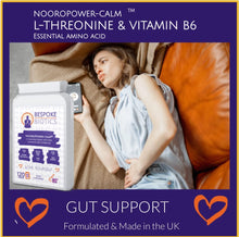 Laden Sie das Bild in den Galerie-Viewer, L-Threonine 500mg &amp; B6 125mg 60 Capsules Mood Swings Mental Performance