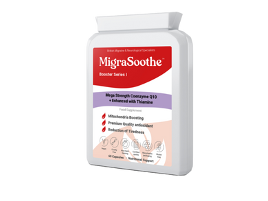 Coenzyme Q10 CoQ10 MigraSoothe Booster I - to Support Migraine Relief in Conjunction with MigraSoothe Riboflavin Products