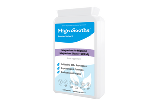 Magnesium MigraSoothe Booster II - Super absorbable Magnesium to Support Migraine Relief in conjunction with MigraSoothe Riboflavin Products