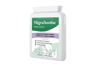 MigraSoothe Booster Probiotic Complex - Probiotic & Prebiotic Complex 10 Billion CFU Migraine Support