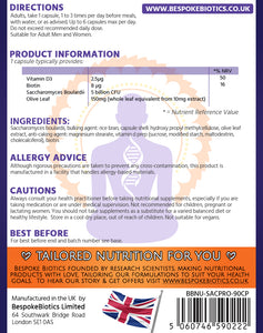 Saccharomyces Boulardii SACPRO-4 GASTRO Spore High Strength 5 Billion cfu 90 Caps