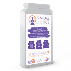 Probiotic Lactobacillus Acidophilus 10 Billion Multi-strain Complex 60/120 Caps - BIOME BODYGUARD