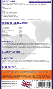 MyPet Osteo-Shield Joint Support For Pets Glucosamine 250mg Dogs & Cats 120 Tabs