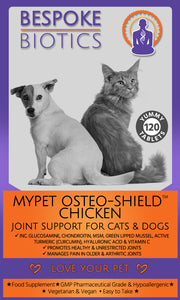 MyPet Osteo-Shield Joint Support For Pets Glucosamine 250mg Dogs & Cats 120 Tabs