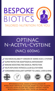 OPTINAC N-Acetyl-Cysteine NAC 600mg 120 Caps