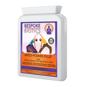 PQQ 20mg 60 Caps Daily Pyrroloquinoline Quinone Supplement MITO-Power PLUS