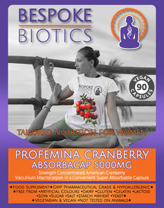 PROFEMINA Cranberry 5040mg - 90 Tablets High Strength Daily Supplement