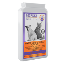 Load image into Gallery viewer, MyPet Osteo-Shield Joint Support For Pets Glucosamine 250mg Dogs &amp; Cats 120 Tabs