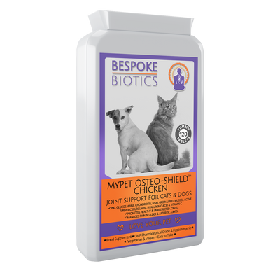MyPet Osteo-Shield Joint Support For Pets Glucosamine 250mg Dogs & Cats 120 Tabs