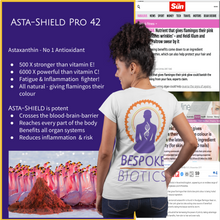 Carregar imagem no visualizador da galeria, ASTA-SHIELD PRO-Astaxanthin 42mg AstaPure® Oil Natural Astaxanthin 60/120 Soft Gel Capsules High Grade