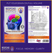 Cargar imagen en el visor de la galería, Neuro-Study Nootropic-21 Vitamin Complex 90 Caps 8hrs+ Memory Focus Legal Natural Brain Support inc Ginkgo, Choline, Betaine, Carnitine, Lecithin, Vitamins and Minerals