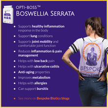 Charger l&#39;image dans la galerie, Boswellia Serrata 5600mg 120 Capsules V OPTIBOSS Strong Anti-inflammatory Joint Support, Asthma, Skin &amp; Gut. Indian Frankincense