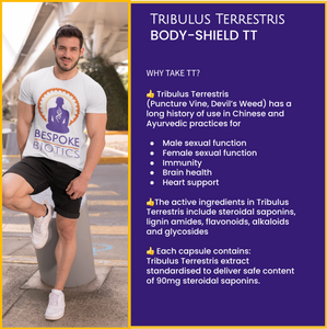Tribulus Terrestris 2000mg 90 Caps Vegan, Exercise Performance Libido Heart